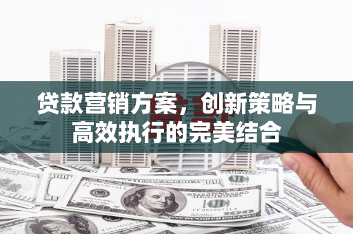 随州贷款营销方案，创新策略与高效执行的完美结合