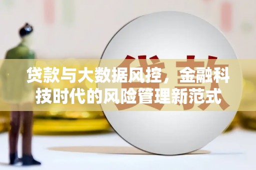 光泽贷款与大数据风控，金融科技时代的风险管理新范式