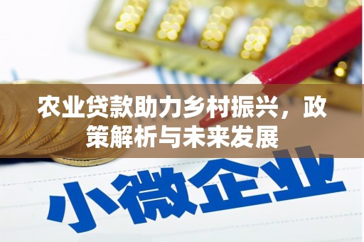 观塘农业贷款助力乡村振兴，政策解析与未来发展