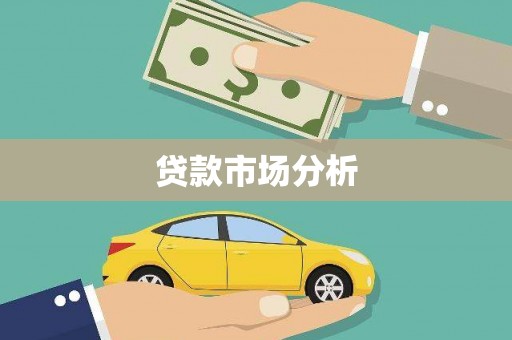 汝南贷款市场分析