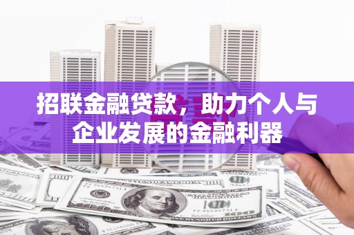 抚远招联金融贷款，助力个人与企业发展的金融利器