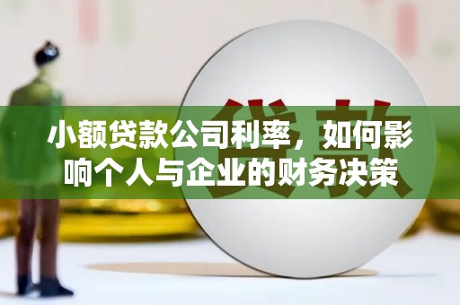 淄川小额贷款公司利率，如何影响个人与企业的财务决策