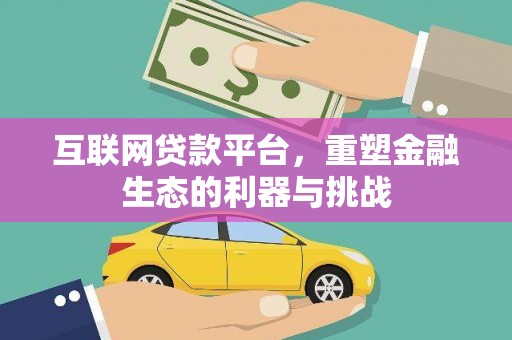 泉州互联网贷款平台，重塑金融生态的利器与挑战