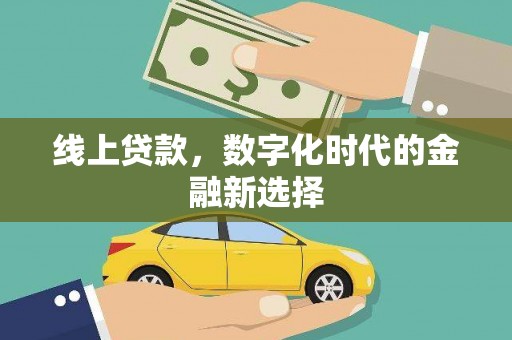 漳州线上贷款，数字化时代的金融新选择