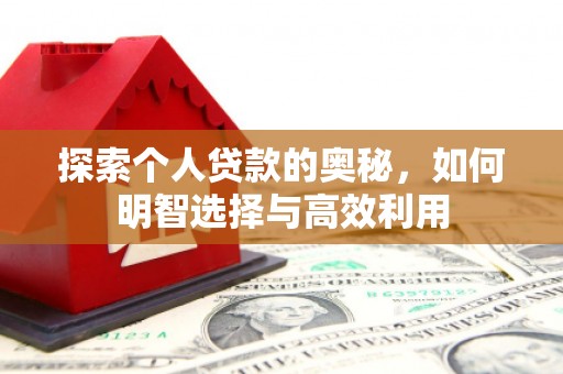 青秀探索个人贷款的奥秘，如何明智选择与高效利用