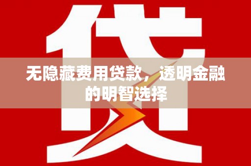 称多无隐藏费用贷款，透明金融的明智选择