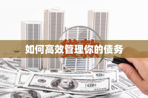 南平如何高效管理你的债务