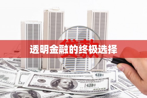 灵山透明金融的终极选择